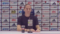 Felipe Luís, técnico do Flamengo em coletiva pós-jogo
