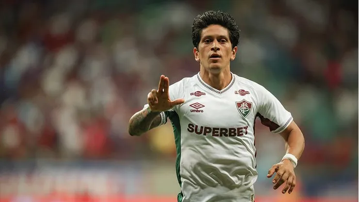 Cano marcou dois gols diante do Bahia. Foto: Marcelo Gonçalves/Fluminense FC