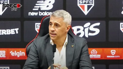Hernan Crespo, treinador do São Paulo em coletiva abriu o coração sobre vitória imporante em casa neste sábado e dolorosa eliminação na Copa do Brasil