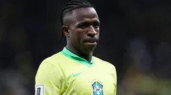 Vinicius Júnior durante partida entre Brasil e Paraguai, na Neo Química Arena, pelas Eliminatórias para a Copa do Mundo de 2026. Foto: Ricardo Moreira
