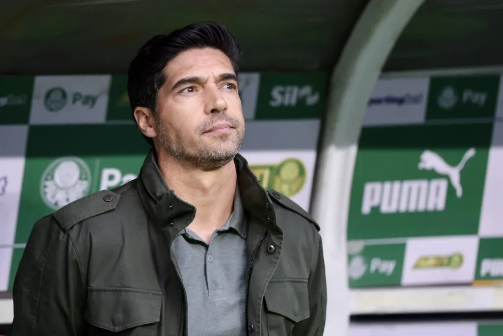 SP – SAO PAULO – 20/07/2025 – BRASILEIRO A 2025, PALMEIRAS X ATLETICO-MG – Abel Ferreira tecnico do Palmeiras durante partida contra o Atletico-MG no estadio Arena Allianz Parque pelo campeonato Brasileiro A 2025. Foto: Marcello Zambrana/AGIF