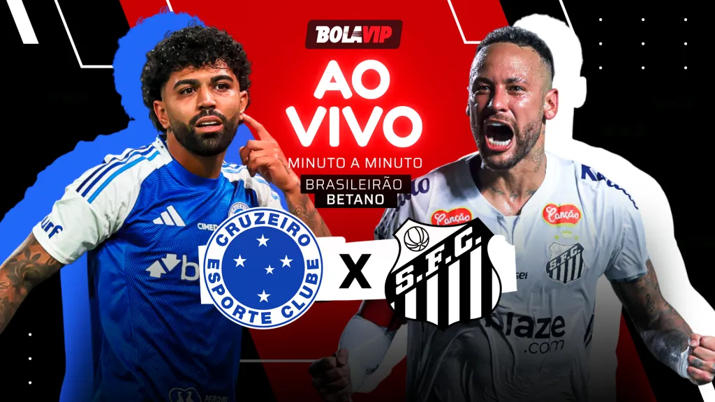 Cruzeiro x Santos foi transmitido ao vivo pelo Bolavip Brasil