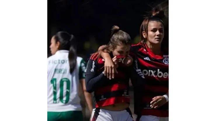 Flamengo vence o Palmeiras em jogo de ida do Brasileirão. Foto: Mariana Sá/CRF