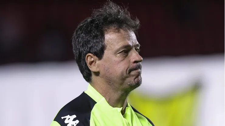 Fernando Diniz, técnico do Vasco em partida do campeonato brasileiro