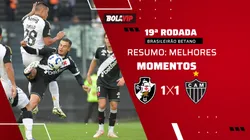 Em jogo agitado, Vasco e Atlético-MG ficam no empate pelo Brasileirão Betano