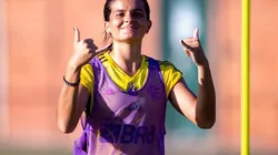 Jogadora Gaby Louvain. Foto: Paula Reis/CRF