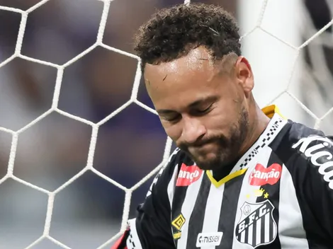 Neymar perde gol inacreditável e se revolta em Cruzeiro x Santos