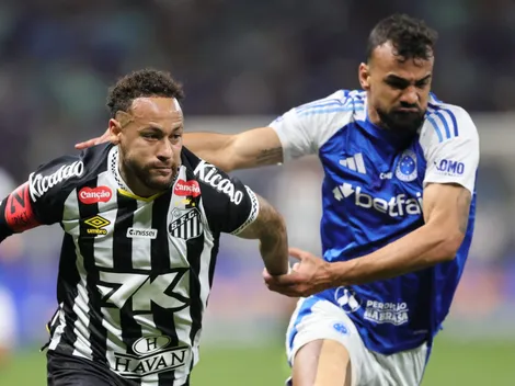 Neymar humilha Fabrício Bruno em lance de Cruzeiro x Santos