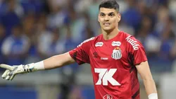 Gabriel Brazão fez uma linda defesa no primeiro tempo diante do Cruzeiro