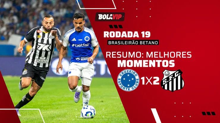 Cruzeiro 1 x 2 Santos