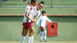Jogadoras tricolores. Foto: Marina Garcia/FFC