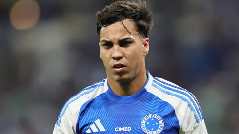 Kaio Jorge durante partida entre Cruzeiro e Santos, no Mineirão, pelo Brasileirão.