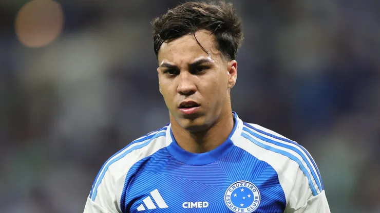 Kaio Jorge durante partida entre Cruzeiro e Santos, no Mineirão, pelo Brasileirão.