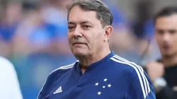 Pedrinho BH durante partida entre Cruzeiro e Santos, no Mineirão, pelo Brasileirão.