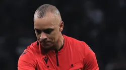 SP - SAO PAULO - 04/11/2024 - BRASILEIRO A 2024, CORINTHIANS X PALMEIRAS - O arbitro Wilton Pereira Sampaio durante partida entre Corinthians e Palmeiras no estadio Arena Corinthians pelo campeonato Brasileiro A 2024.