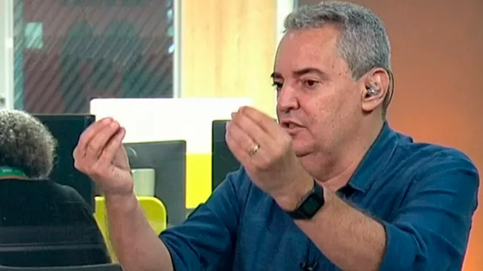 Gilmar Ferreira, comentarista da Sportv. (Reprodução/Sportv)