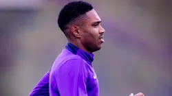 Vitinho durante apresentação no Corinthians - Foto: Rodrigo Coca/Corinthians