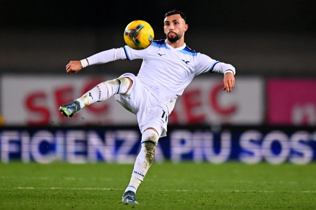 Castellanos em campo pela Lazio.  (Photo by Alessandro Sabattini/Getty Images)