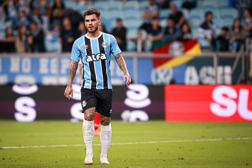 Nathan só disputou quatro partidas pelo Grêmio em 2025, a última no fim de maio – Foto: Maxi Franzoi/AGIF