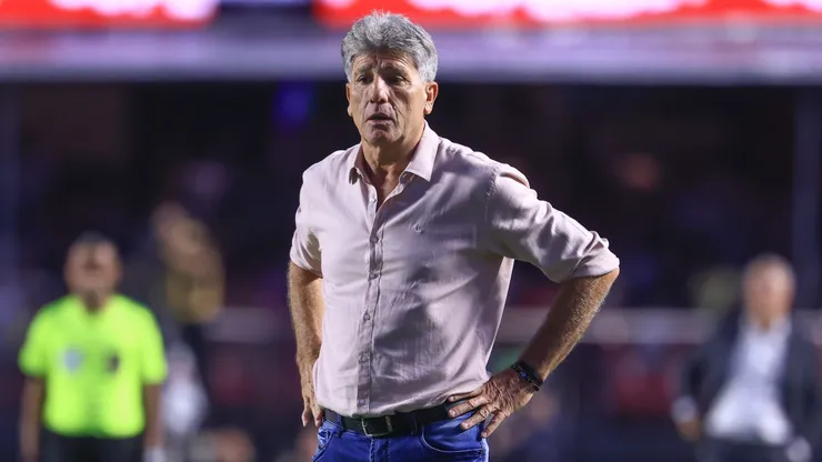 Renato Gaucho tecnico do Fluminense durante partida contra o Sao Paulo no estadio Morumbi pelo campeonato Brasileiro A 2025. Foto: Marcello Zambrana/AGIF