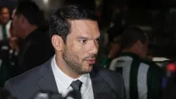 PR - CURITIBA - 27/07/2025 - BRASILEIRO B 2025, CORITIBA X AMAZONAS - Samir Xaud presidente da Confederacao Brasileira de Futebol durante evento de celebracao dos 40 anos do titulo de Campeao Brasileiro do Coritiba, realizado antes da partida entre Coritiba e Amazonas no estadio Couto Pereira pelo campeonato Brasileiro B 2025. Foto: Robson Mafra/AGIF