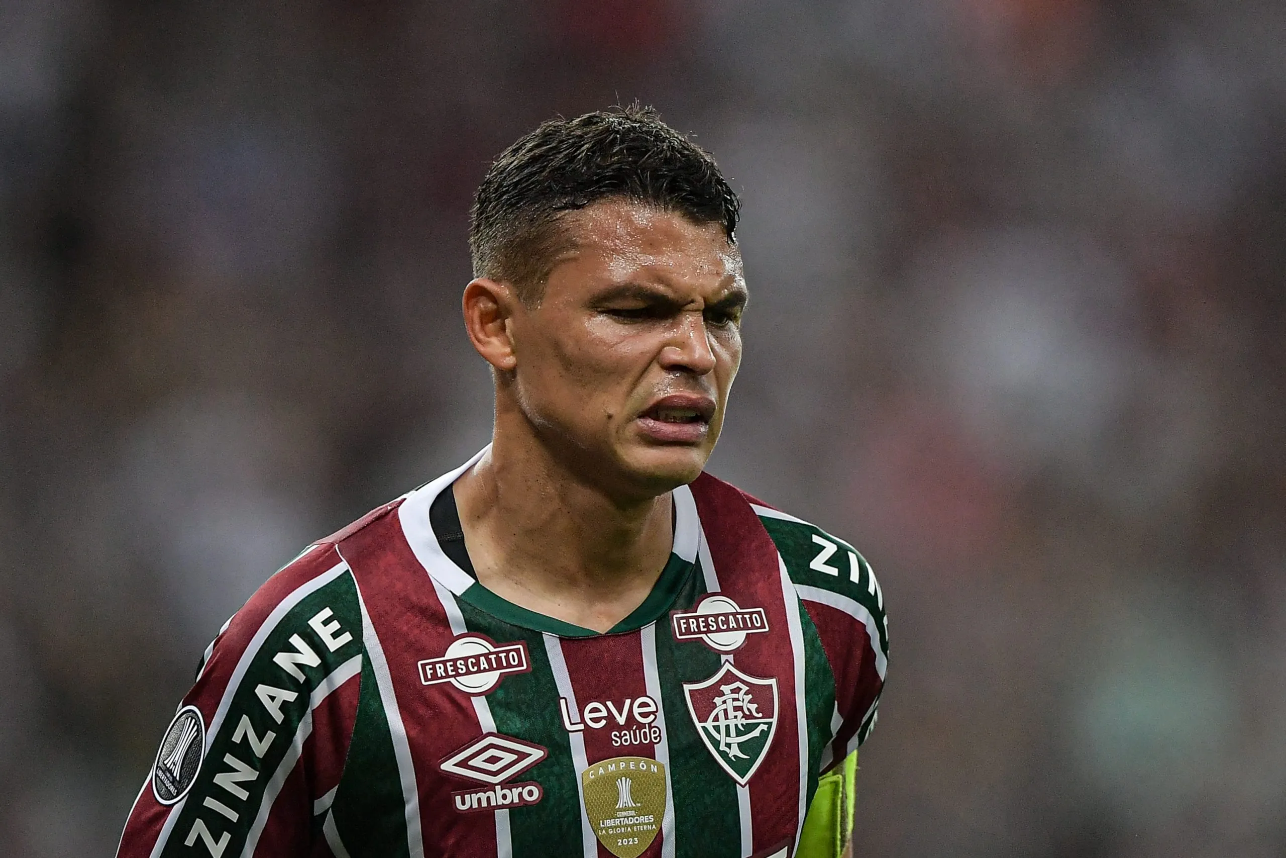 RJ – RIO DE JANEIRO – 18/09/2024 – COPA LIBERTADORES 2024, FLUMINENSE X ATLETICO-MG – Thiago Silva jogador do Fluminense durante partida contra o Atletico-MG no estadio Maracana pelo campeonato Copa Libertadores 2024. Foto: AGIF/AGIF