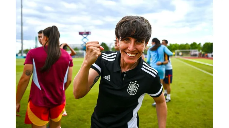 Sonia Bermúdez deixa o sub-23 da Espanha para assumir a seleção profissional feminina. Foto: Tyler Miller - Sportsfile/UEFA