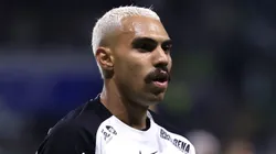 Matheuzinho durante partida entre Palmeiras e Corinthians, no Allianz Parque, pela Copa do Brasil.