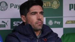 Abel Ferreira durante partida entre Palmeiras e Ceará, no Allianz Parque, pelo Brasileirão.