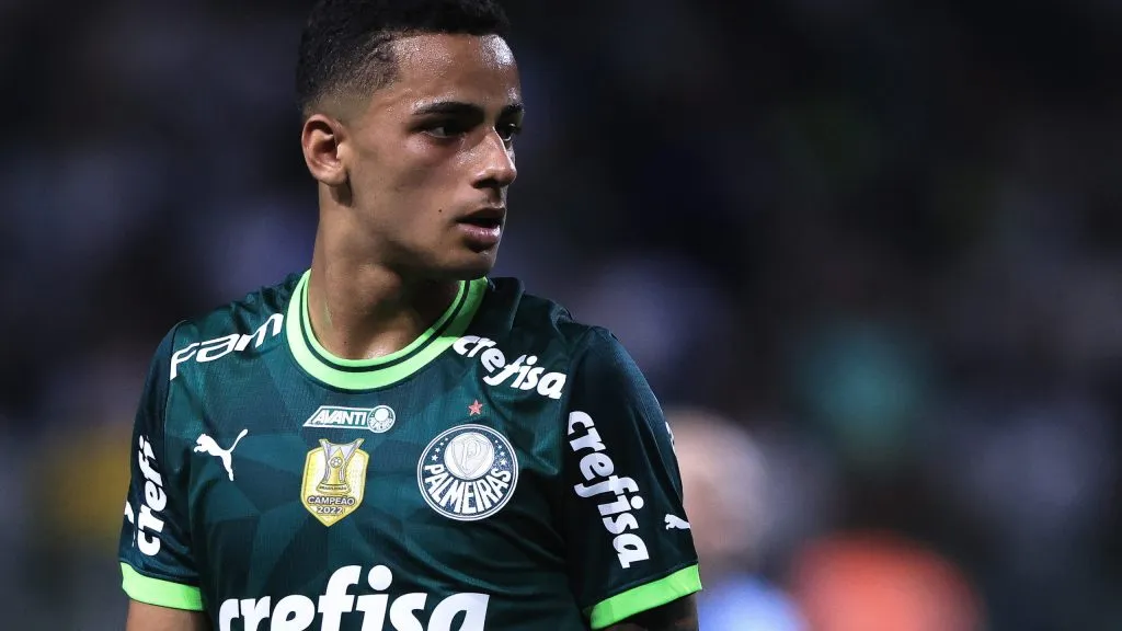 Giovani durante partida pelo Palmeiras. Foto: Ettore Chiereguini/AGIF