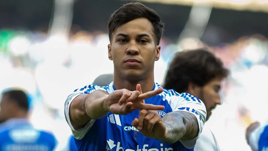 Kaio Jorge chegou ao seu 15º gol no Cruzeiro Foto: Fernando Moreno/AGIF