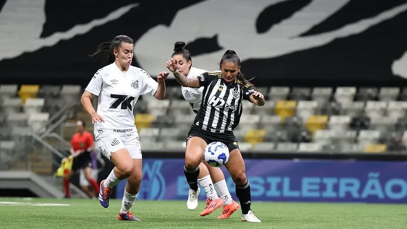 Atletico x Santos no Brasileirão. Foto: Daniela Veiga / Atlético