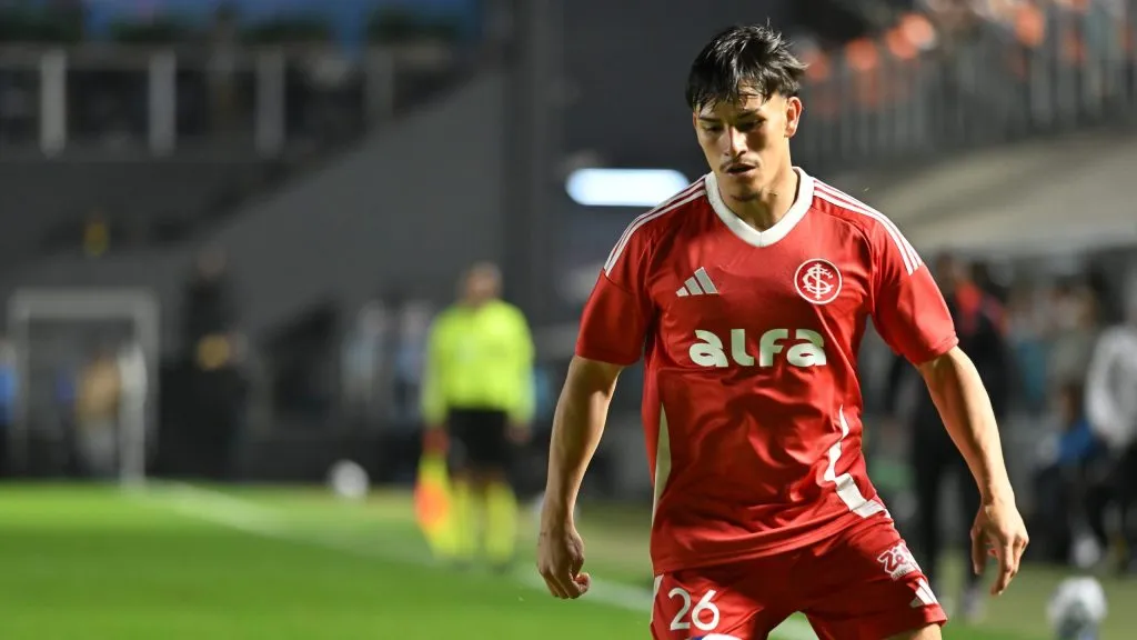 Alexandro Bernabei, jogador do Internacional. Foto: Jota Erre/AGIF.