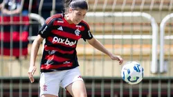 Flávia Mota, zagueira do Flamengo. Foto: Reprodução/Flamengo Feminino
