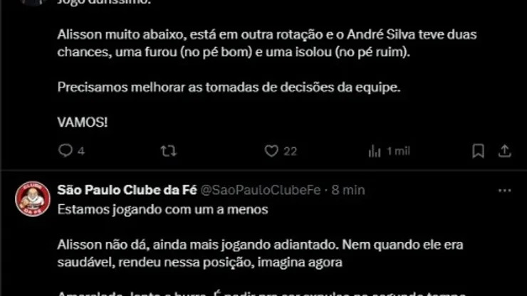 Reações tricolores