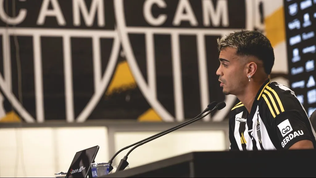 Reinier revelou importância de Diego Costa para acerto com o clube – Foto: Pedro Souza / Atlético