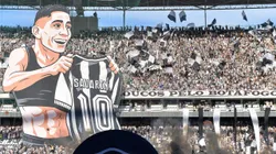 Mosaico da torcida do Botafogo. Foto: Thiago Ribeiro/AGIF.
