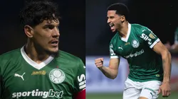Gustavo Gómez e Murilo em ação pelo Palmeiras - Fotos: Reprodução/AGIF
