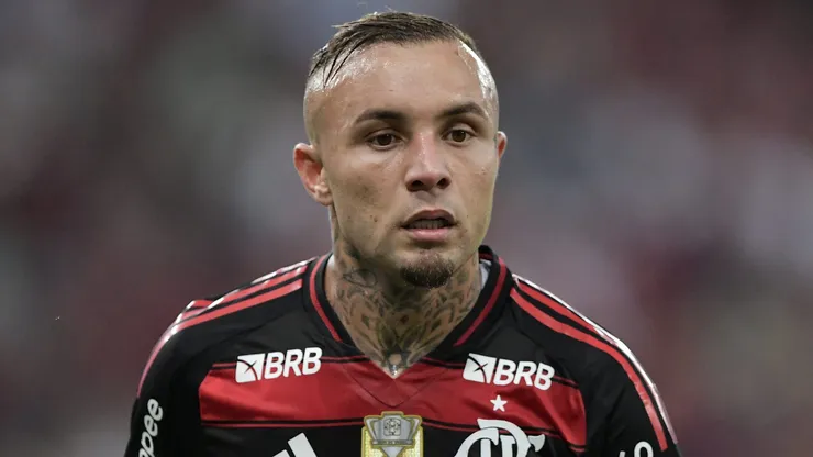 RJ - RIO DE JANEIRO - 21/05/2025 - COPA DO BRASIL 2025, FLAMENGO X BOTAFOGO-PB - Everton Cebolinha jogador do Flamengo durante partida contra o Botafogo-PB no estadio Maracana pelo campeonato Copa Do Brasil 2025. Foto: Thiago Ribeiro/AGIF