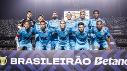 Time titular contra o Juventude, no Morumbis. Foto: Raul Baretta/ Santos FC