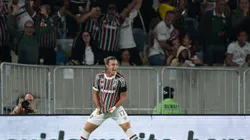 Canobbio jogador do Fluminense comemora seu gol durante partida contra o Internacional no estadio Maracana pelo campeonato Copa Do Brasil 2025. Foto: Jorge Rodrigues/AGIF