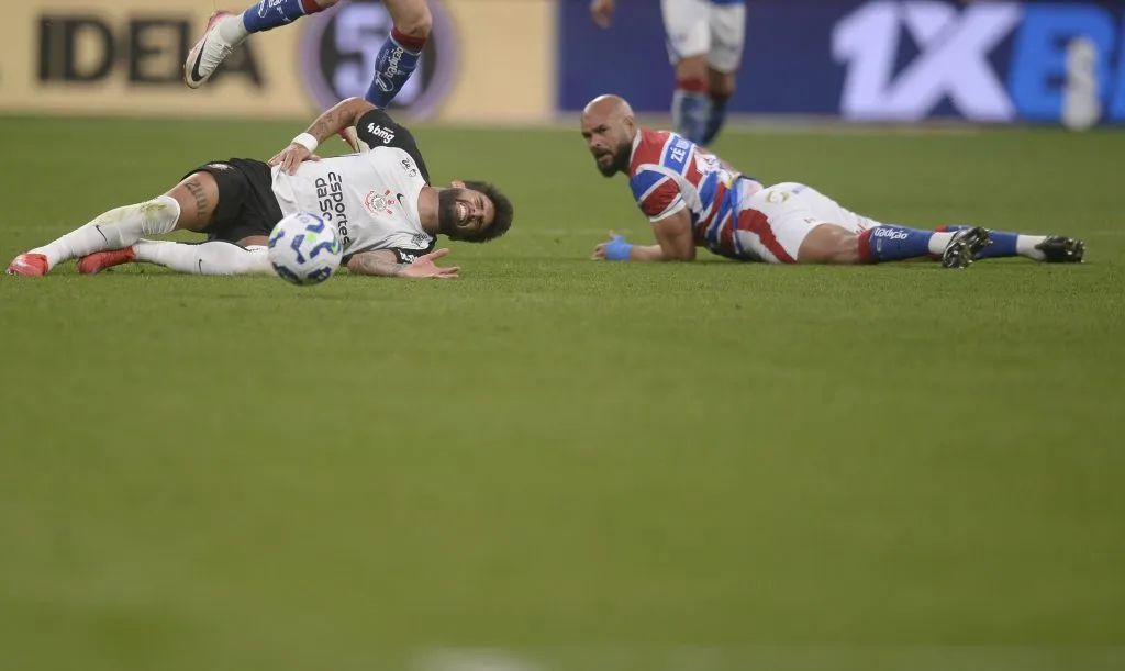 Yuri Alberto jogador do Corinthians durante partida contra o Fortaleza – Foto: Alan Morici/AGIF