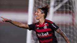 Cristiane em partida contra o Fluminense - Foto: Paula Reis/Flamengo