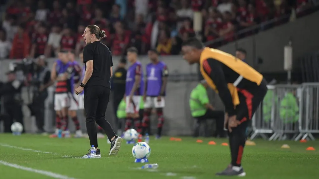 Flamengo x Inter no Maracanã. Foto: Thiago Ribeiro/AGIF