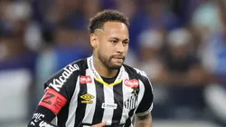 Neymar durante partida diante do Cabuloso