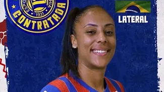 Isa Fernandes em anúncio do Bahia