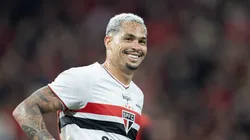 Luciano durante partida contra o CAP