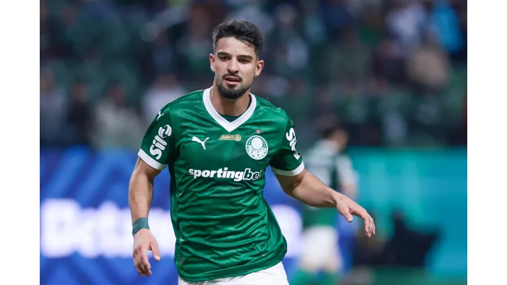 SP - SAO PAULO - 10/08/2025 - BRASILEIRO A 2025, PALMEIRAS X CEARA - jogador do Palmeiras durante partida contra o Ceara no estadio Arena Allianz Parque pelo campeonato Brasileiro A 2025. Foto: Marcello Zambrana/AGIF