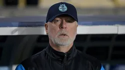 Mano Menezes tecnico do Gremio durante partida contra o Fluminense no estadio Maracana pelo campeonato Brasileiro A 2025. Foto: Thiago Ribeiro/AGIF