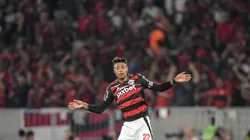 Bruno Henrique, jogador do Flamengo. Foto: Thiago Ribeiro/AGIF.